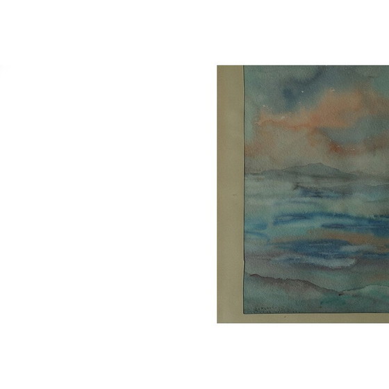 Image 1 of Alte Gouache von Frideborg Bryth, 1961