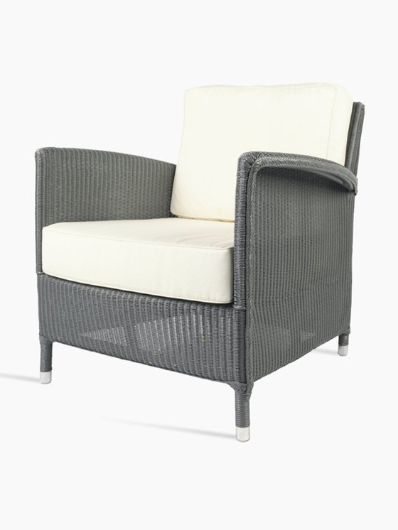 Image 1 of 2x Vincent Shepperd Lounge Chair, Fotohocker und 1 Beistelltisch