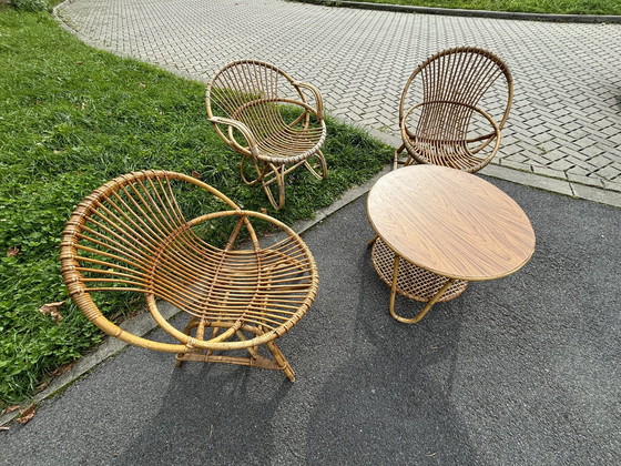 Image 1 of Rattan-Terrassengarnitur Rohe Noordwolde