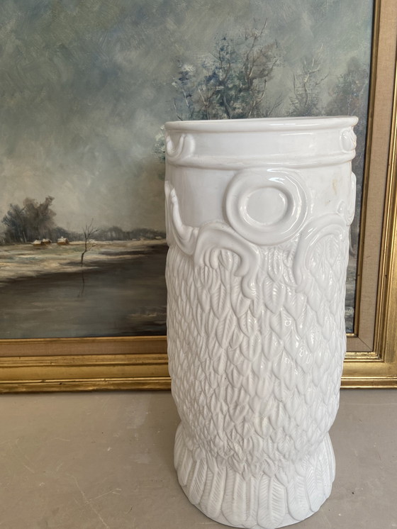 Image 1 of Schirmständer Eule aus Keramik