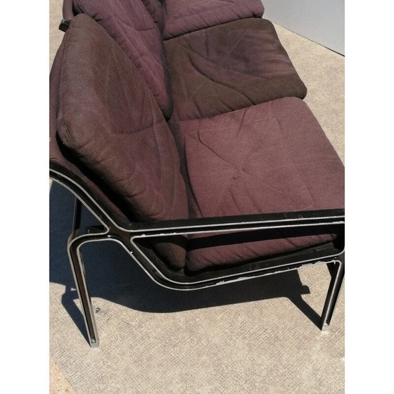 Image 1 of Vintage Sofa aus Aluminium und Stoff von Andre Vanden Beuck für Strassle, Schweiz 1960