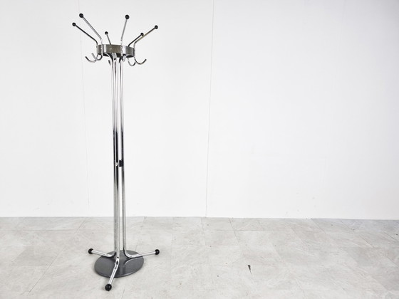 Image 1 of Willy Van Der Meeren für Tubax Vintage Chrom-Garderobenständer