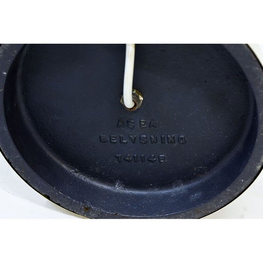 Paar alte schwedische Stehlampen aus Messing von Asea, 1950