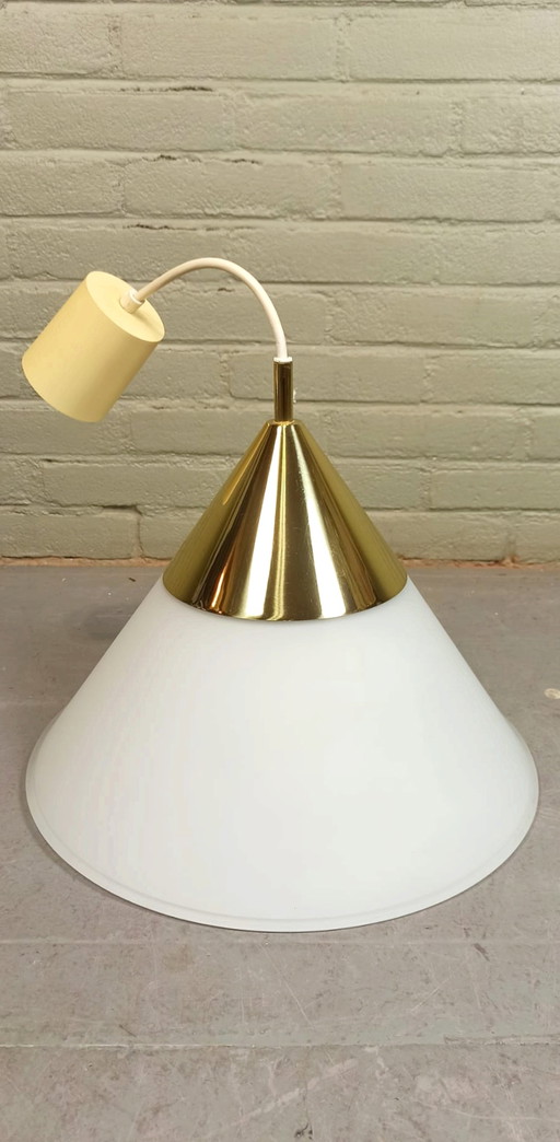 Glashutte Limburg Melkglas-Hängelampe