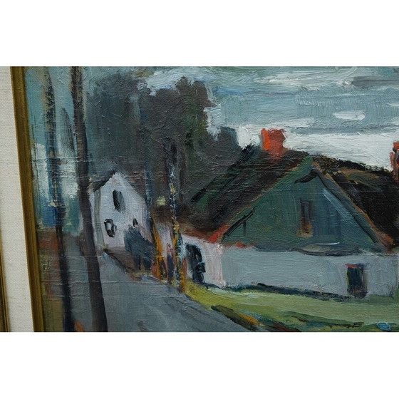 Image 1 of Schwedisches Landschafts-Ölgemälde von John Börén, 1960er Jahre