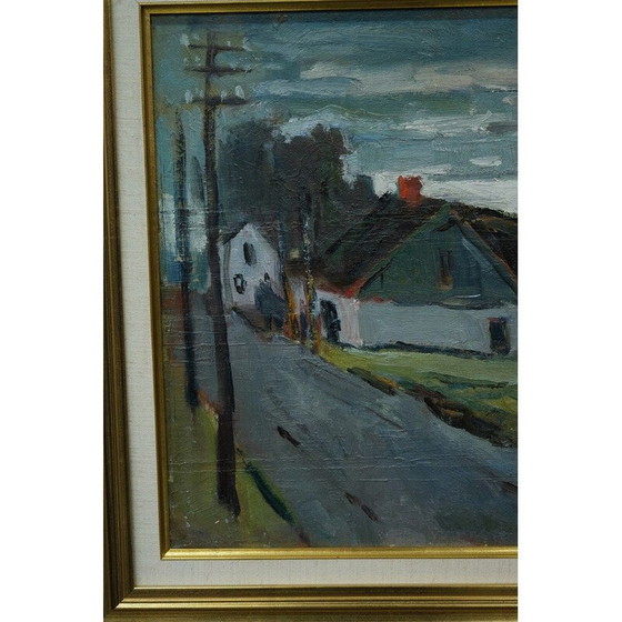 Image 1 of Schwedisches Landschafts-Ölgemälde von John Börén, 1960er Jahre