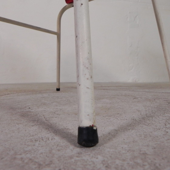 Image 1 of Rattanstuhl auf Stahlgestell Rohe Noordwolde, 50er Jahre