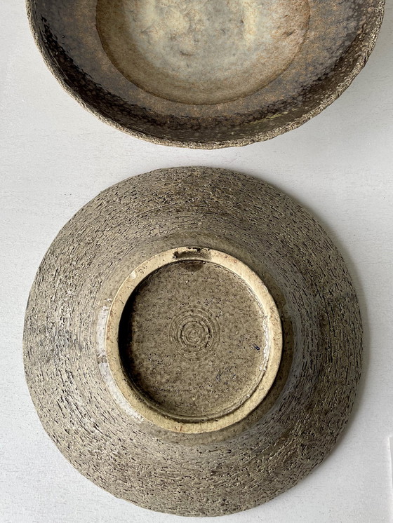 Image 1 of 2x Vintage Jan van Erp Keramikschale