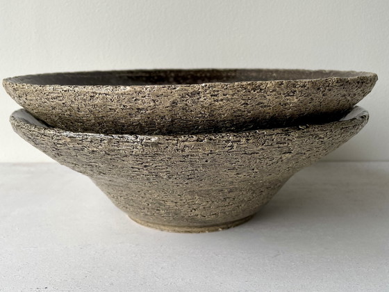 Image 1 of 2x Vintage Jan van Erp Keramikschale