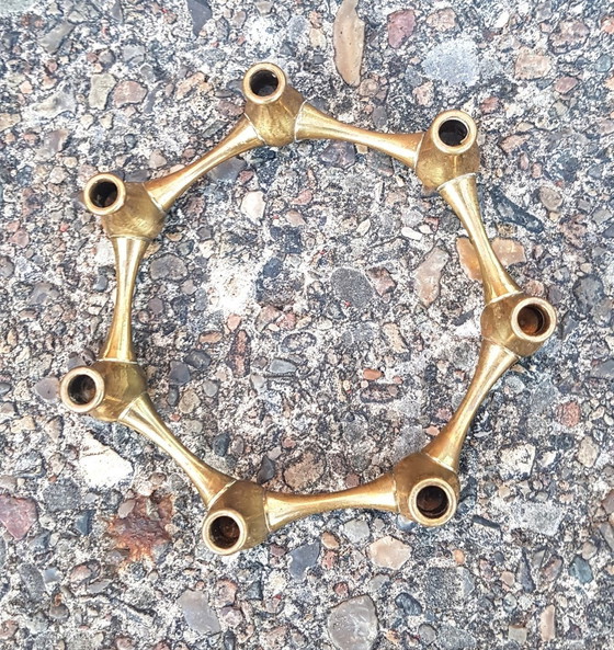 Image 1 of 2X Kerzenhalter von Jens Quistgaard aus Dansk Design, 1960er Jahre