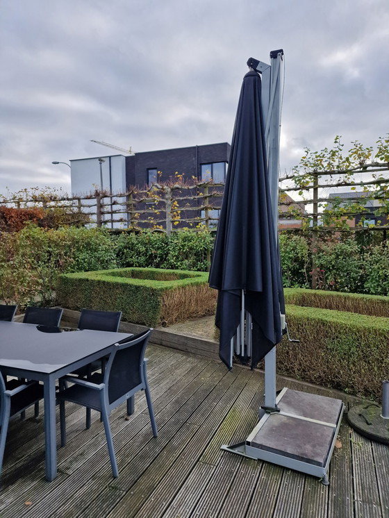 Image 1 of Gartenset Azore + 8 Stühle + Sonnenschirm Borek