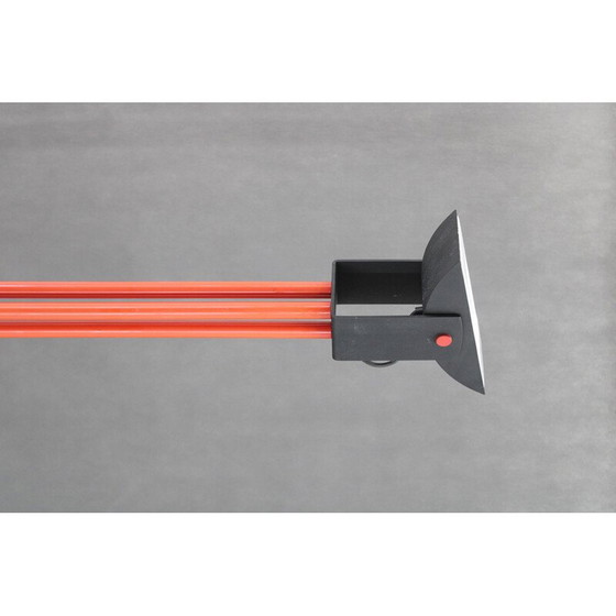 Image 1 of Vintage Halogen Stehleuchte rot, Italien 1980er