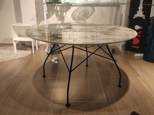 Kartell Tisch Glänzend Rund Ø128 cm