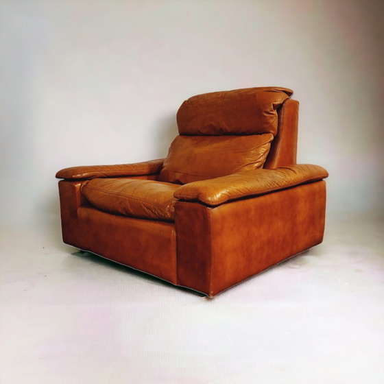 Image 1 of Vintage Ledersofa und Stuhl