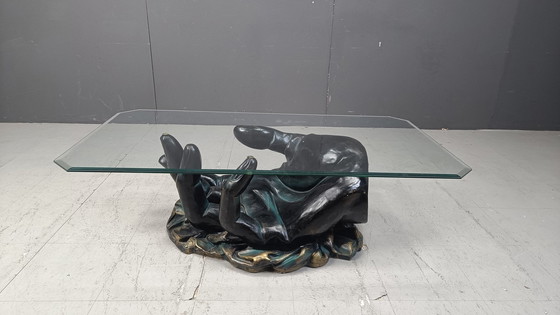 Image 1 of Vintage Handgeformter Couchtisch, 1980S