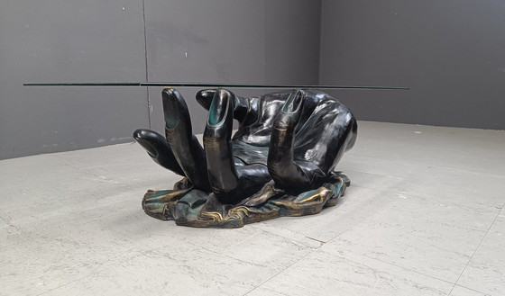 Image 1 of Vintage Handgeformter Couchtisch, 1980S