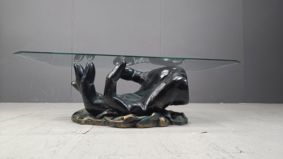 Image 1 of Vintage Handgeformter Couchtisch, 1980S