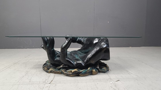 Image 1 of Vintage Handgeformter Couchtisch, 1980S