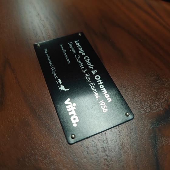 Image 1 of Vitra Eames Lounge Chair Twill Inkl. Ottomane Limitierte Auflage