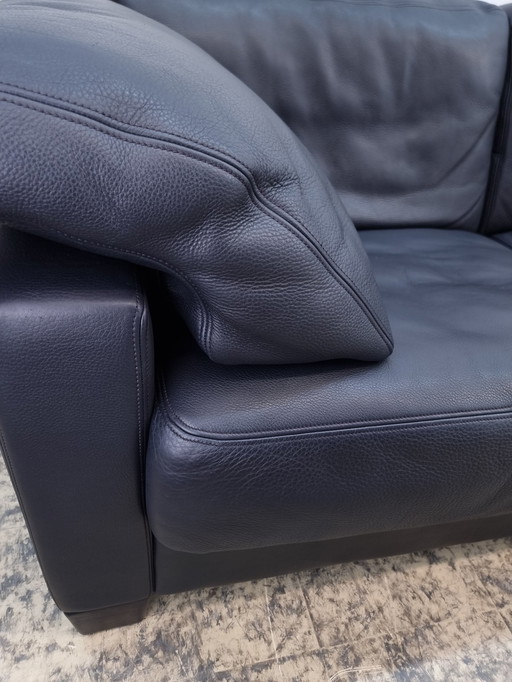 De Sede Ds 17 Dunkelblau/Paris Zweisitzer Designersofa Ledersofa Couch Wk Wohnen