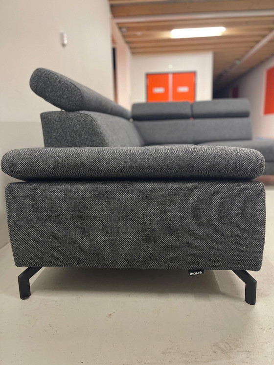 Image 1 of Schönes Montel Gray Stoff Ecksofa