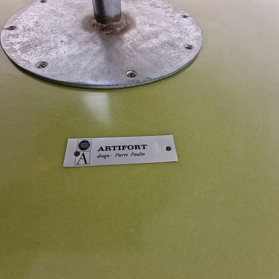 Image 1 of Vintage Couchtisch "Circle" aus Holzfurnier von Pierre Paulin für Artifort, 1960