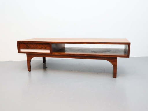 Vintage Couchtisch rechteckig mit Schublade