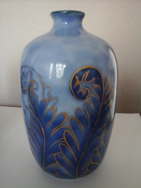 Image 1 of Art/Déco Vase Aus Limoges Porzellan Von Camille Tharaud 15.8Cm