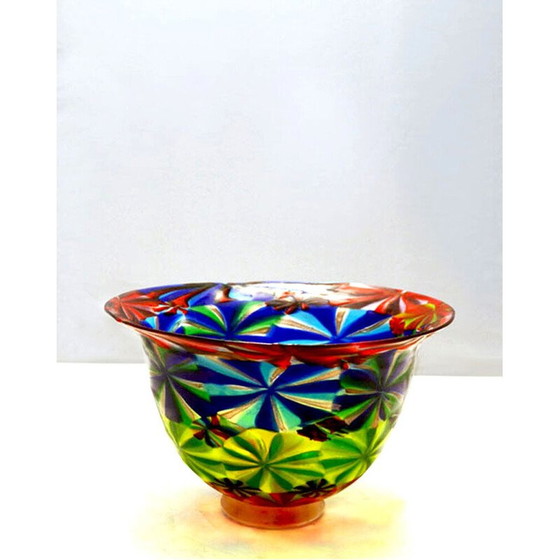 Image 1 of Stellato-Schale von Pollio Perelda für Flli.Toso Murano, 1960er Jahre