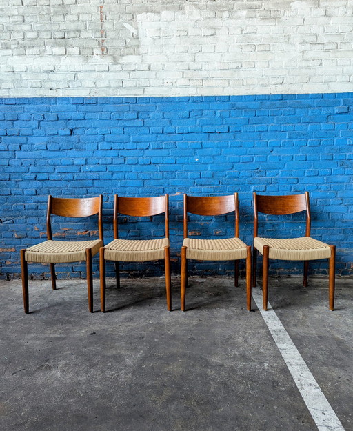 4X Midcentury Stühle / Pastoe / 1950S