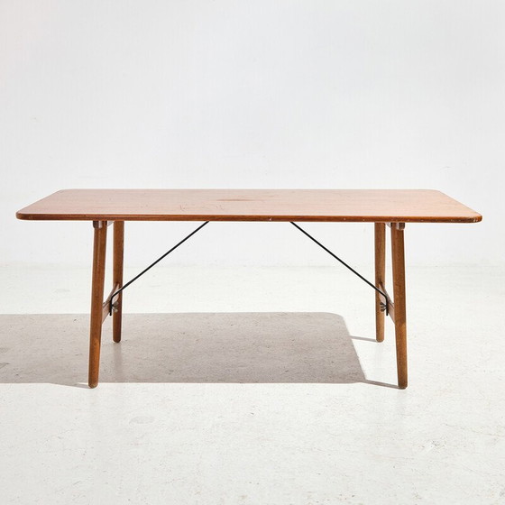 Image 1 of Alter Teakholztisch "Modell 158" von Børge Mogensen für Søborg, 1950