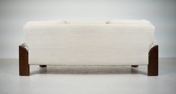 Image 1 of Mid-Century Modernes italienisches Sofa von Sapporo für Mobil Girgi, 1970 - Neue Polsterung