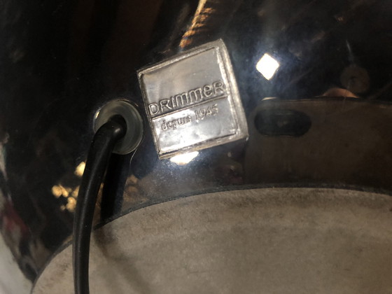 Image 1 of Große Lampe Vintage - Emaillierte Steingut - Louis Drimmer - Space Age - 1960