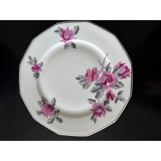 Image 1 of Vintage Art Deco Service aus Limoge-Porzellan für Mc et Cie, 1930