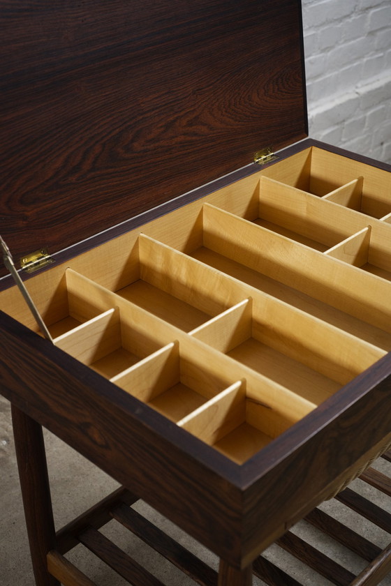 Image 1 of Ejvind A. Johansson Nähtisch aus Palisander