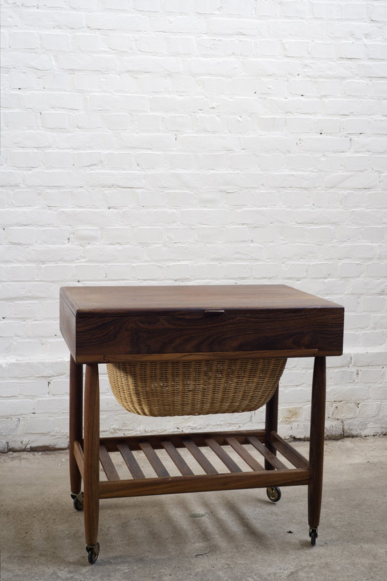 Image 1 of Ejvind A. Johansson Nähtisch aus Palisander