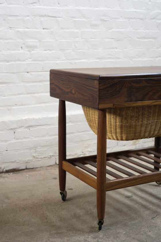 Image 1 of Ejvind A. Johansson Nähtisch aus Palisander