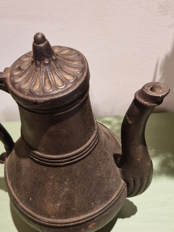 Image 1 of Antike RUSSISCHE Kanne Wasserkrug 18. Jahrhundert Sovjet Gusseisen