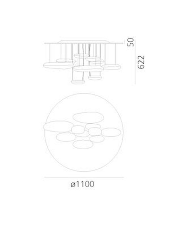 Image 1 of Artemide Mercury Deckenleuchte