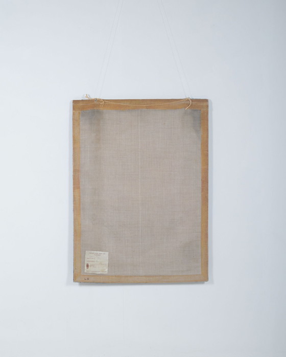 Image 1 of Handgeknüpfter Wandteppich 'Corsage Rose' (N° 4/6) von Robert Four Ateliers