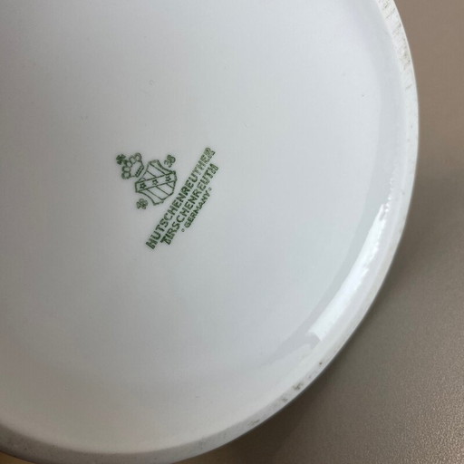 Vintage Op Art Porzellanvase von Heinrich Fuchs für Hutschenreuther, Deutschland 1970er Jahre