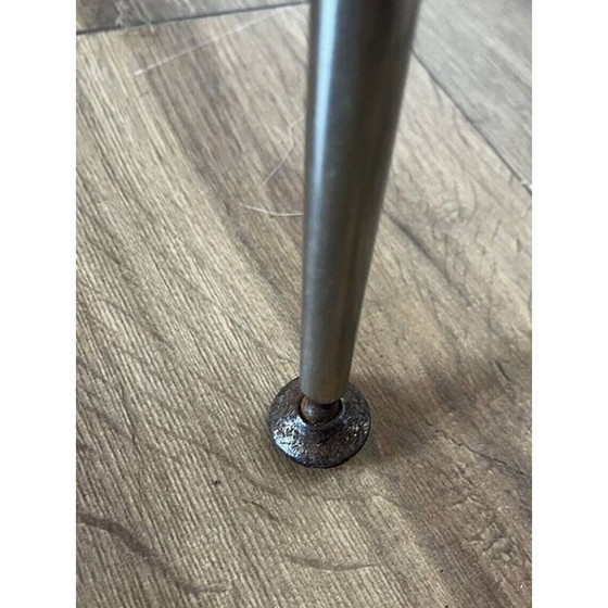 Image 1 of Vintage yamakado Stuhl in Chrom und gelb skai