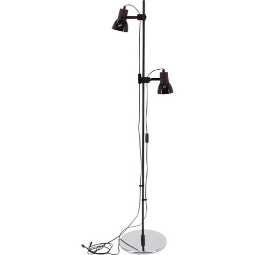 Braune Vintage-Stehlampe, 1980er Jahre