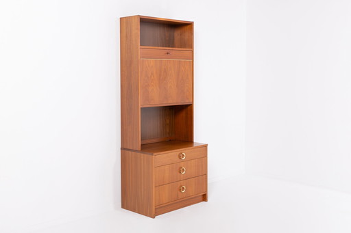 Dänischer Teakholzschrank/Bar aus dem Jahr 1970