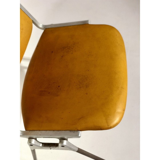 Image 1 of Vintage-Lederstuhl von Giancarlo Pieretti