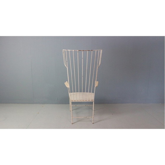 Image 1 of Alter Eisenstuhl "Lyra" von Anna-Lülja Praun und Thomas Lauterbach Sonett, 1955