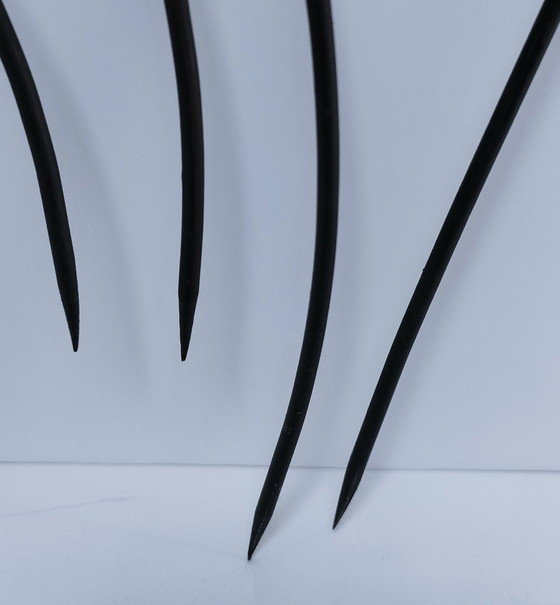 Image 1 of Modernistische Skulptur Metall Heilige Stilisierte 60er Jahre