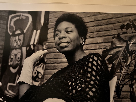 Image 1 of Nina Simone Auftritt in den Niederlanden Kunstdruck