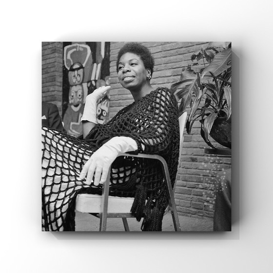 Image 1 of Nina Simone Auftritt in den Niederlanden Kunstdruck