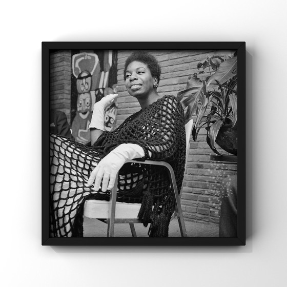 Image 1 of Nina Simone Auftritt in den Niederlanden Kunstdruck